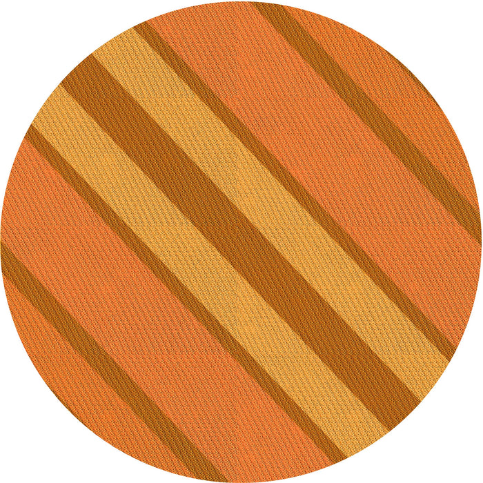 Square Patterned Orange Red Orange Rug, pat636yw