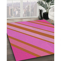 Patterned Pink Novelty Rug, pat636