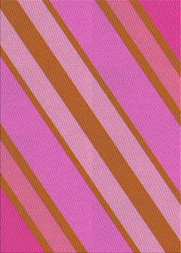 Patterned Pink Novelty Rug, pat636