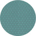 Square Patterned Deep-Sea Green Rug, pat637lblu