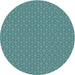 Square Machine Washable Transitional Deep-Sea Green Rug in a Living Room, wshpat637lblu