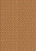 Patterned Orange Rug, pat637org