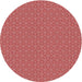 Square Patterned Light Coral Pink Rug, pat637rd