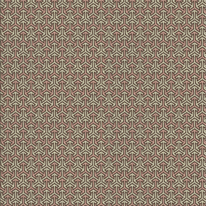 Patterned Dark Brown Novelty Rug, pat637