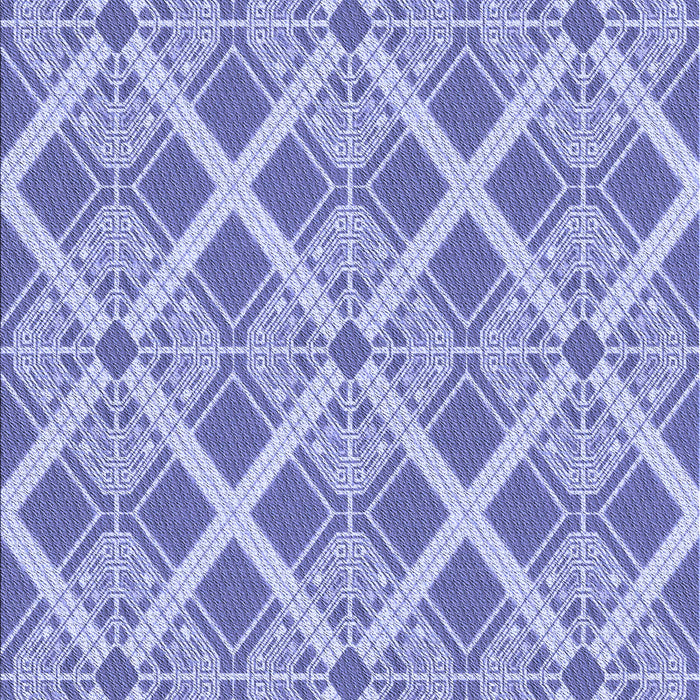 Patterned Blue Rug, pat638blu