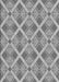 Machine Washable Transitional Silver Gray Rug, wshpat638gry