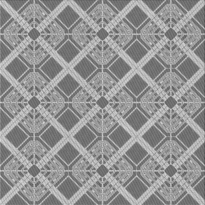 Round Machine Washable Transitional Silver Gray Rug, wshpat638gry