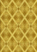 Machine Washable Transitional Bright Gold Yellow Rug, wshpat638yw