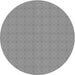 Square Patterned Platinum Gray Rug, pat639gry