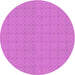 Square Machine Washable Transitional Purple Rug in a Living Room, wshpat639pur