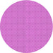 Square Patterned Purple Rug, pat639pur