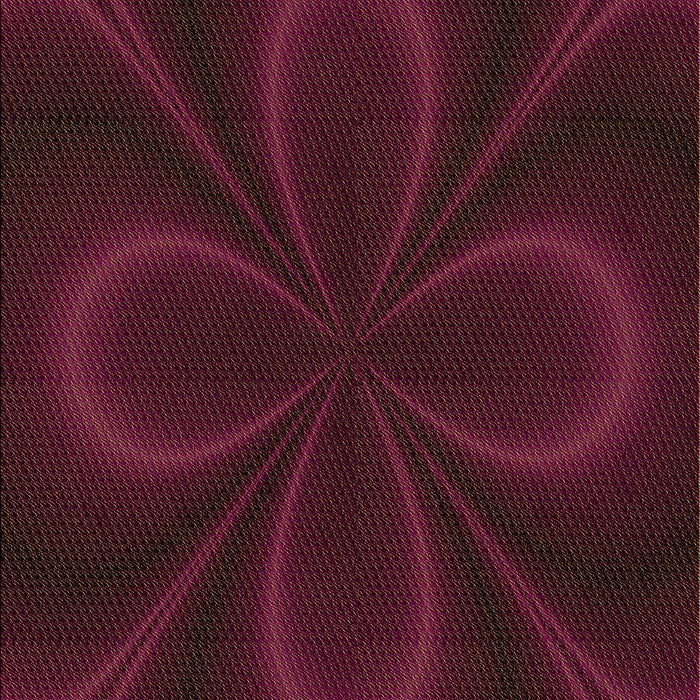 Square Patterned Saffron Red Rug in a Living Room, pat64org