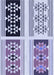 Patterned Deep Periwinkle Purple Rug, pat641blu