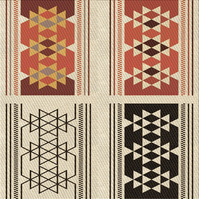 Round Patterned Khaki Gold Rug, pat641brn