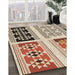 Machine Washable Transitional Khaki Gold Rug in a Family Room, wshpat641brn