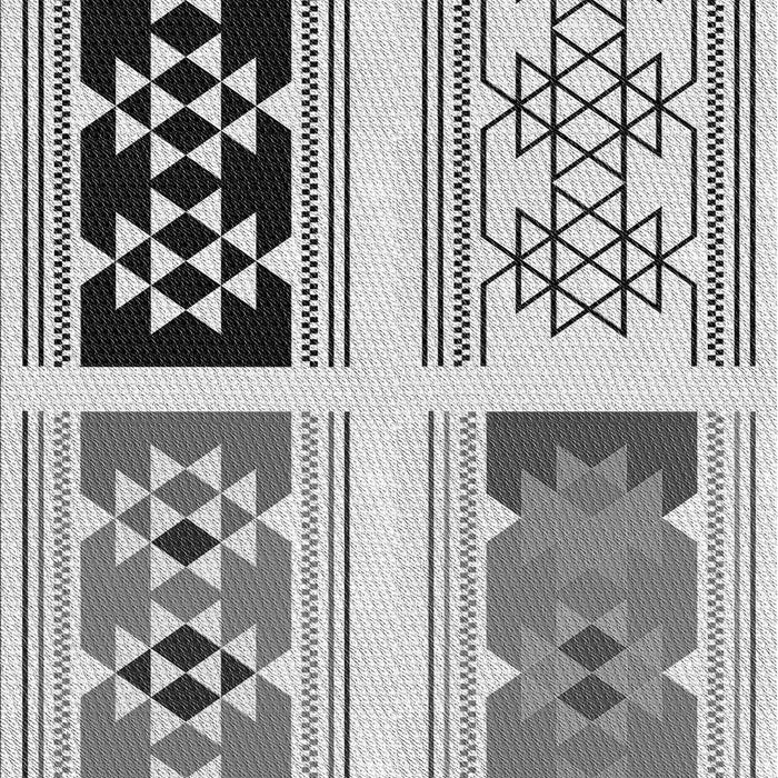 Patterned Gray Rug, pat641gry