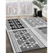 Patterned Gray Rug in Family Room, pat641gry