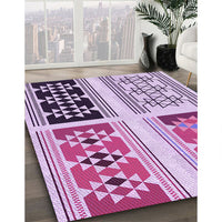 Patterned Blossom Pink Rug, pat641pur