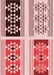 Patterned Deep Rose Pink Rug, pat641rd