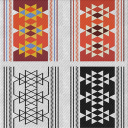 Sideview of Machine Washable Transitional Sepia Brown Rug, wshpat641