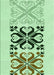 Machine Washable Transitional Green Rug, wshpat642grn