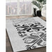 Machine Washable Transitional Gray Rug in a Family Room, wshpat642gry