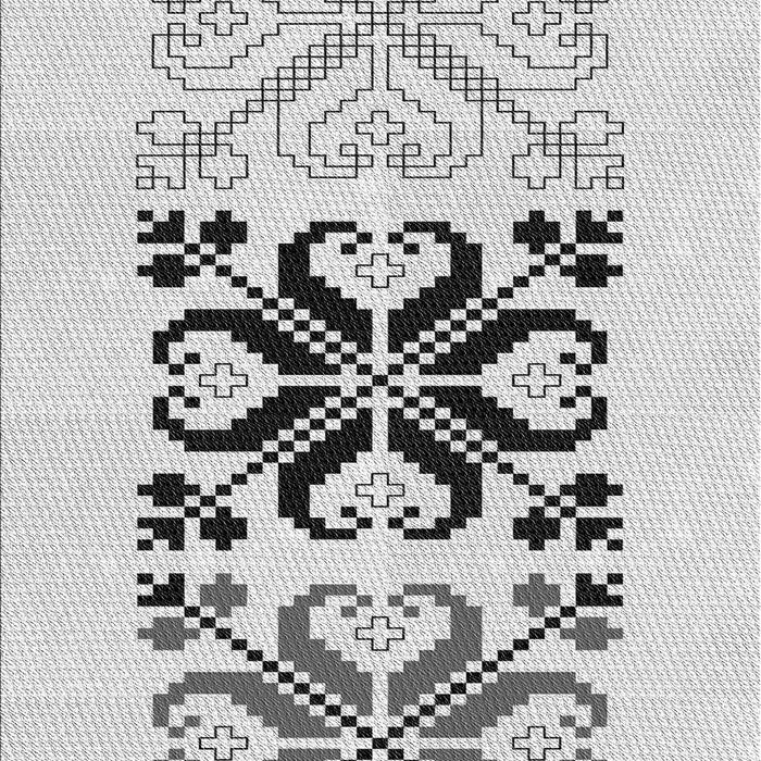 Machine Washable Transitional Gray Rug, wshpat642gry