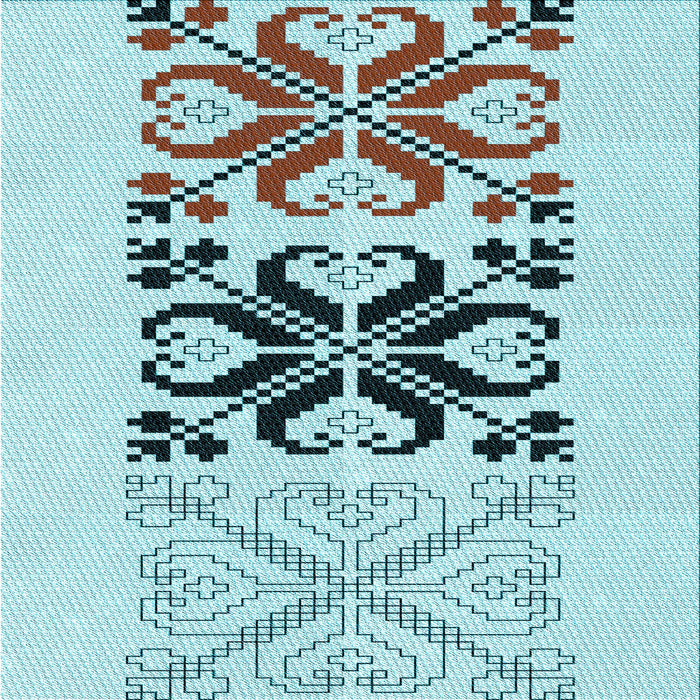 Round Machine Washable Transitional Cadet Blue Green Rug, wshpat642lblu