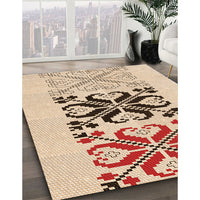 Patterned Navajo White Gold Rug, pat642org