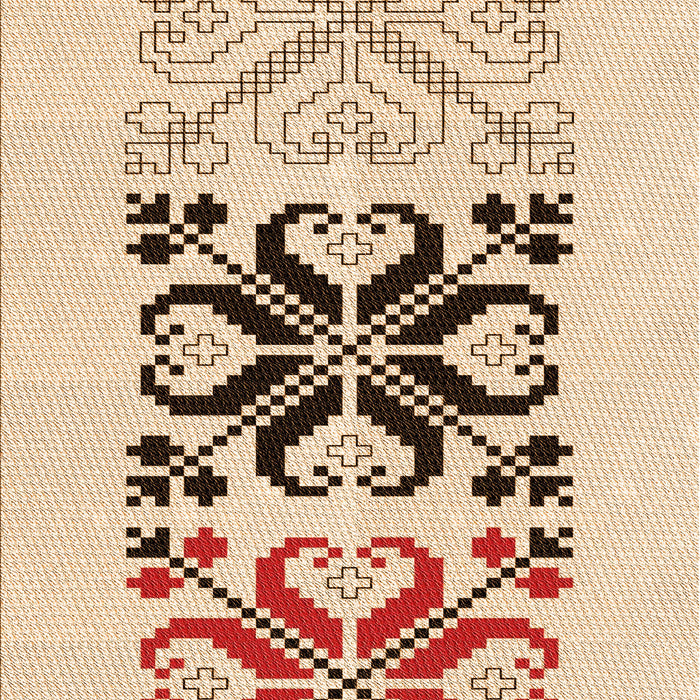 Machine Washable Transitional Navajo White Gold Rug, wshpat642org