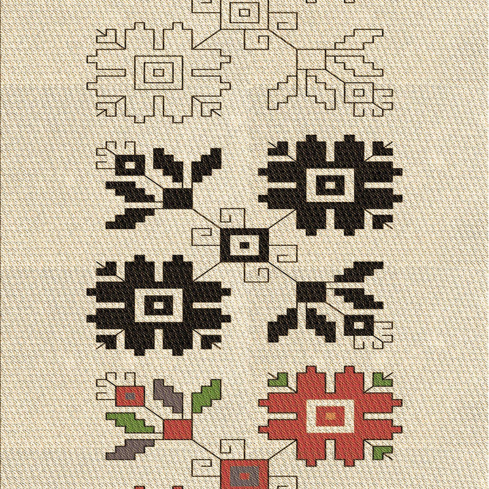 Patterned Wheat Beige Rug, pat644brn