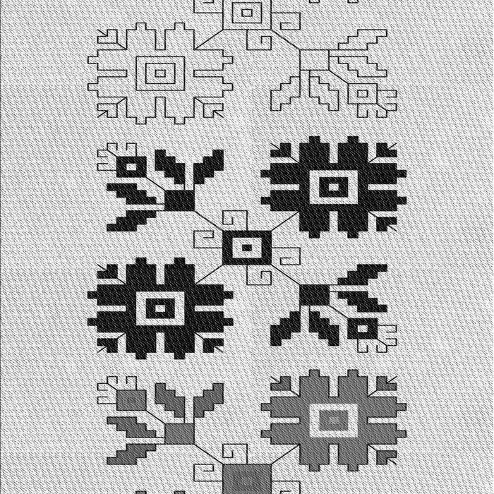 Patterned Gray Rug, pat644gry