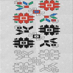 Square Patterned Granite Gray Novelty Rug, pat644