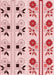 Patterned Red Rug, pat645rd