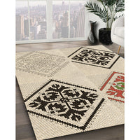 Patterned Wheat Beige Rug, pat646brn