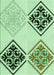 Patterned Green Rug, pat646grn