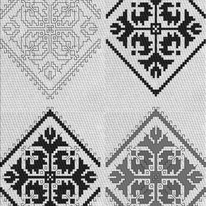 Machine Washable Transitional Platinum Gray Rug, wshpat646gry