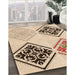 Machine Washable Transitional Light Brown Rug in a Family Room, wshpat646org