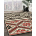 Machine Washable Transitional Khaki Gold Rug in a Family Room, wshpat647brn