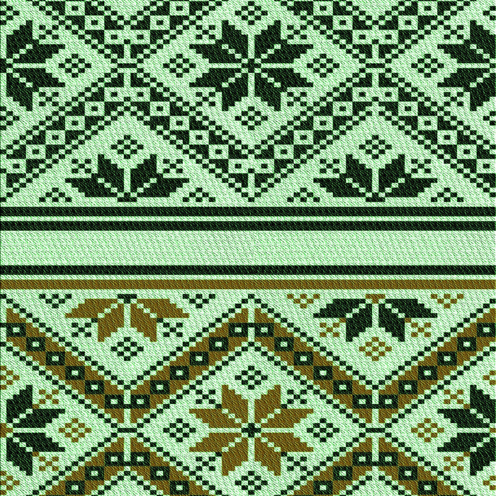 Patterned Light Green Rug, pat647grn