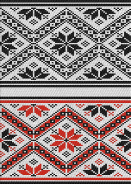 Patterned Gray Novelty Rug, pat647
