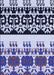 Patterned Blue Rug, pat648blu