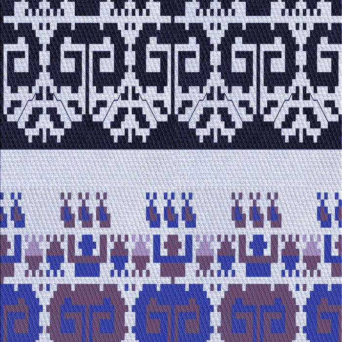 Patterned Blue Rug, pat648blu