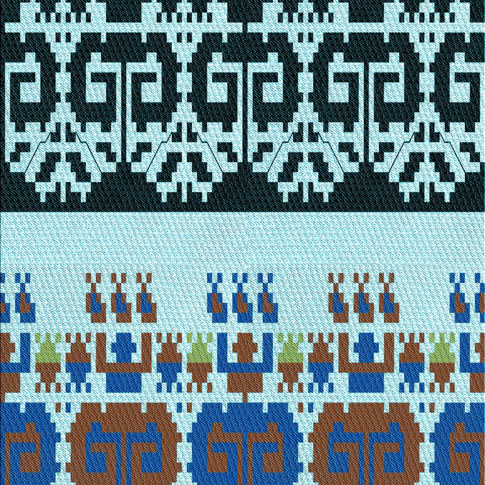 Machine Washable Transitional Blue Rug, wshpat648lblu