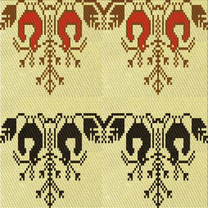 Round Machine Washable Transitional Dark Bisque Brown Rug, wshpat649yw