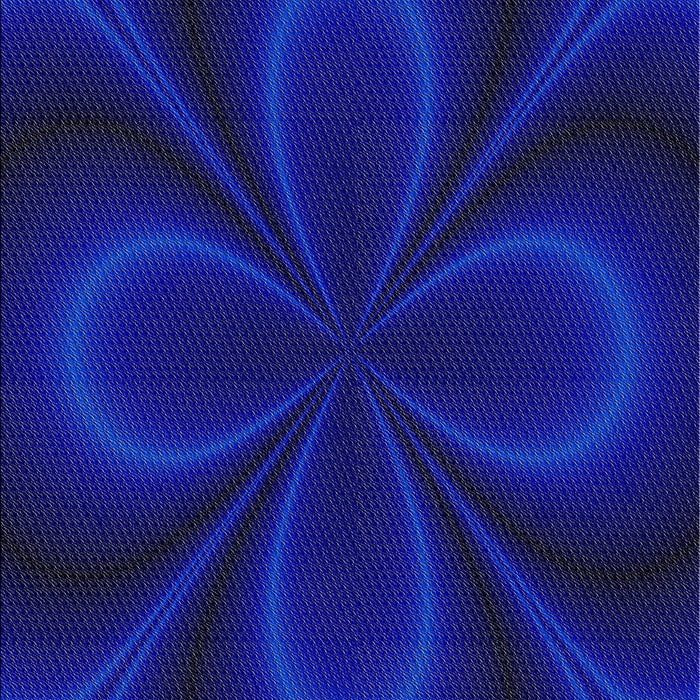 Patterned Earth Blue Novelty Rug, pat64