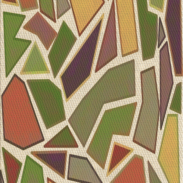 Square Patterned Saddle Brown Rug in a Living Room, pat65brn