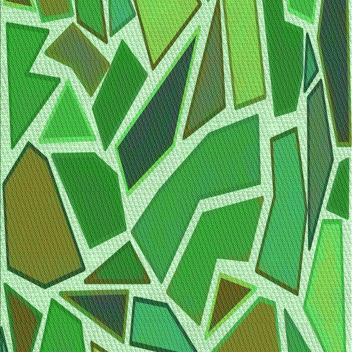 Machine Washable Transitional Green Rug, wshpat65grn