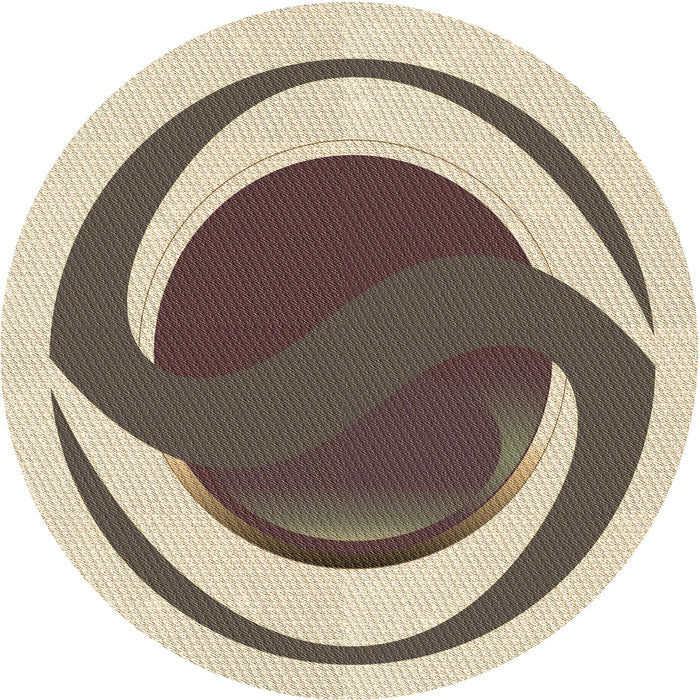 Square Machine Washable Transitional Deep Peach Orange Rug in a Living Room, wshpat650brn