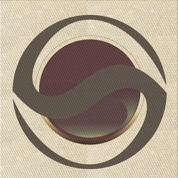 Round Machine Washable Transitional Deep Peach Orange Rug, wshpat650brn